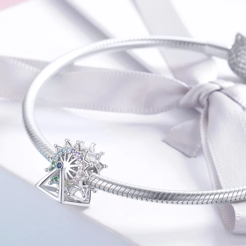 (afbeelding voor) Pandora Style Reuzenrad Bedel - SCC1028 - Bekijken 4