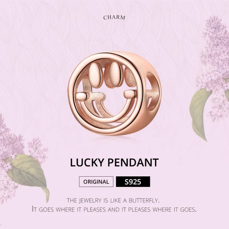 (afbeelding voor) Pandora Style Rose Gelukkige glimlach Bedel - SCC1787 - Bekijken 6