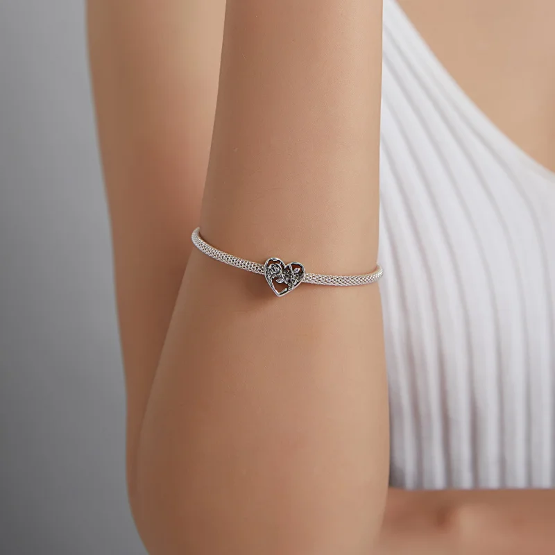 (afbeelding voor) Pandora Style Rose Liefde Bedel - BSC475 - Bekijken 5