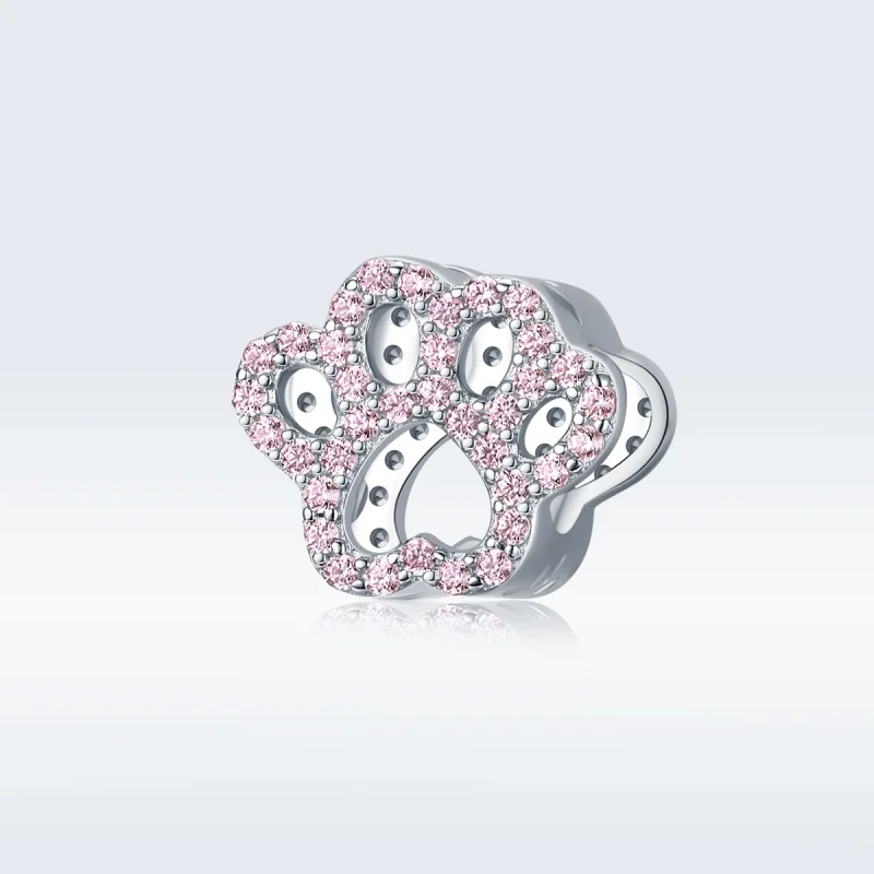 (afbeelding voor) Pandora Style roze poot Bedel - BSC164 - Bekijken 5