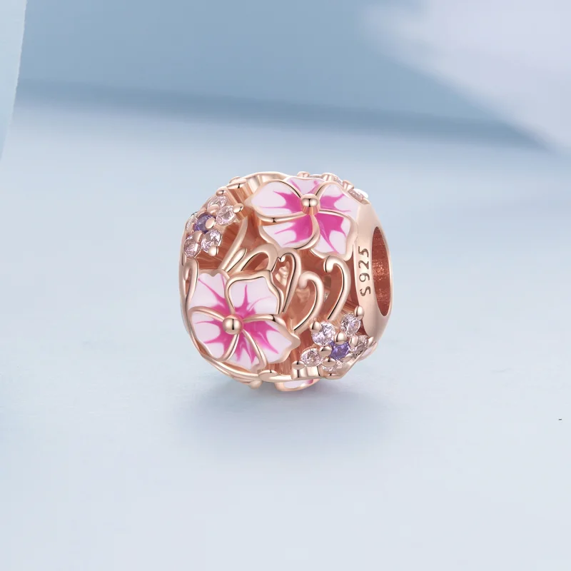 (afbeelding voor) Pandora Style Roze Sakura Bedel - BSC643 - Bekijken 2