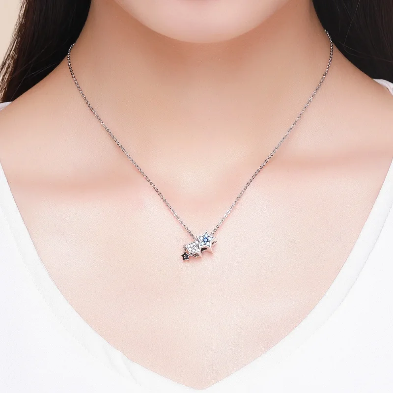 (afbeelding voor) Pandora Style Saffier Sieraden Sterren Bedel - SCC912 - Bekijken 5