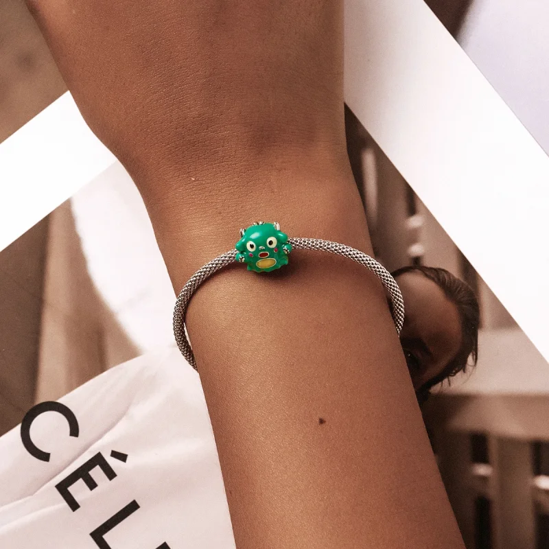 (afbeelding voor) Pandora Style Schattig Monster Bedel - SCC2054 - Bekijken 5