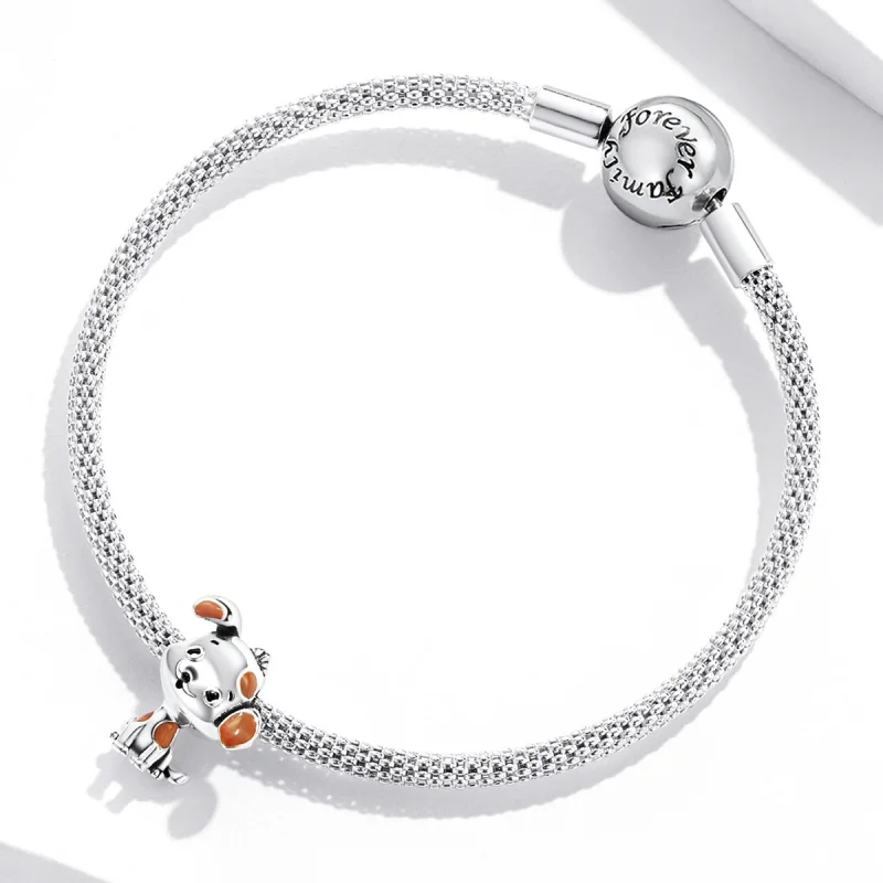 (afbeelding voor) Pandora Style Schattige Puppy Bedel - SCC2159 - Bekijken 3