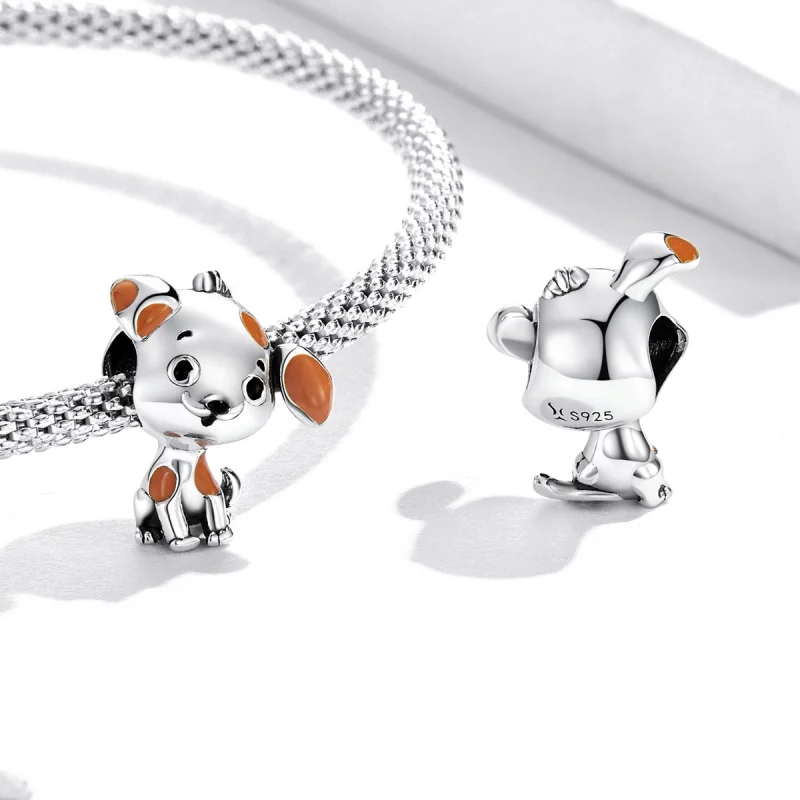 (afbeelding voor) Pandora Style Schattige Puppy Bedel - SCC2159 - Bekijken 4