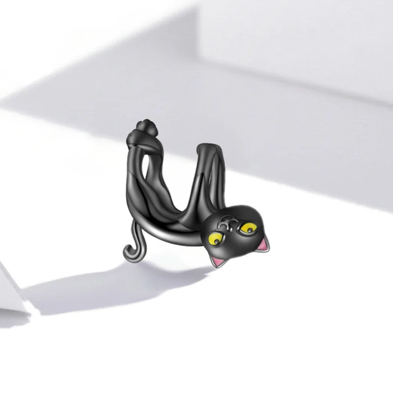 (afbeelding voor) Pandora Style Schattige zwarte kat Bedel - BSC520 - Bekijken 2