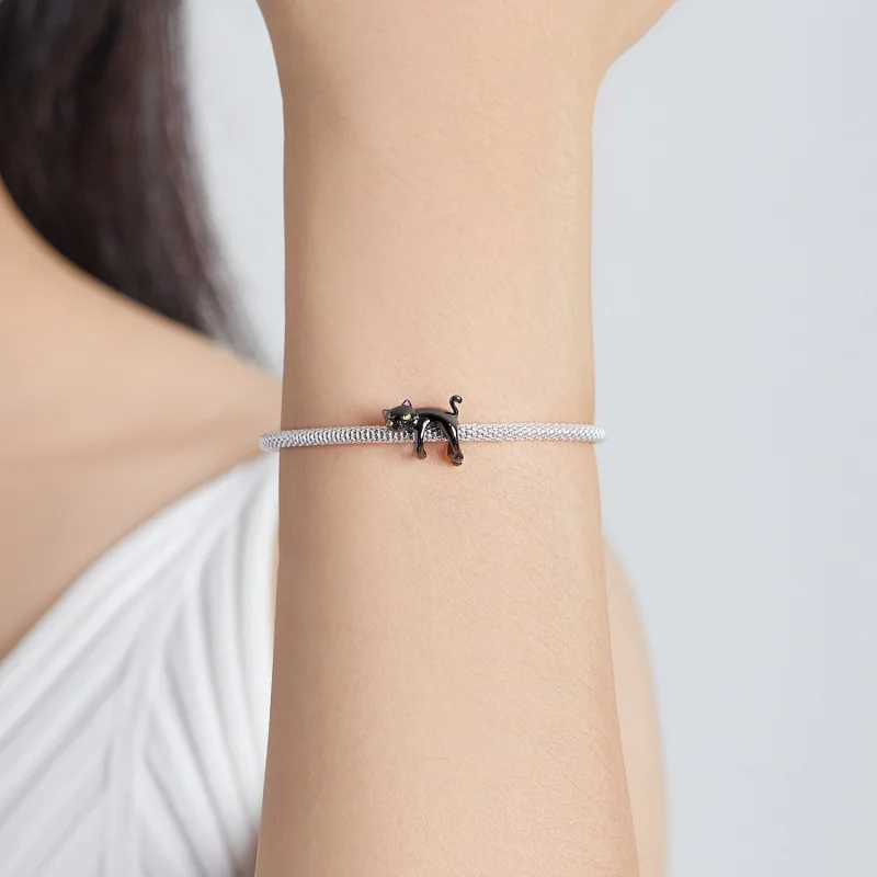 (afbeelding voor) Pandora Style Schattige zwarte kat Bedel - BSC520 - Bekijken 5