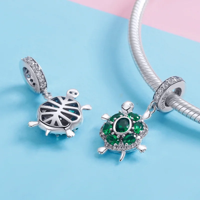 (afbeelding voor) Pandora Style Schildpad Hangende Bedel - SCC1017 - Bekijken 5