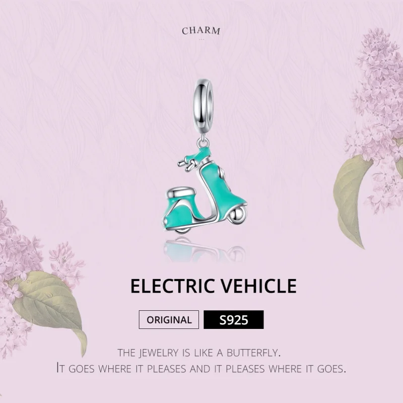 (afbeelding voor) Pandora Style Scooter Hangende Bedel - SCC1201 - Bekijken 2