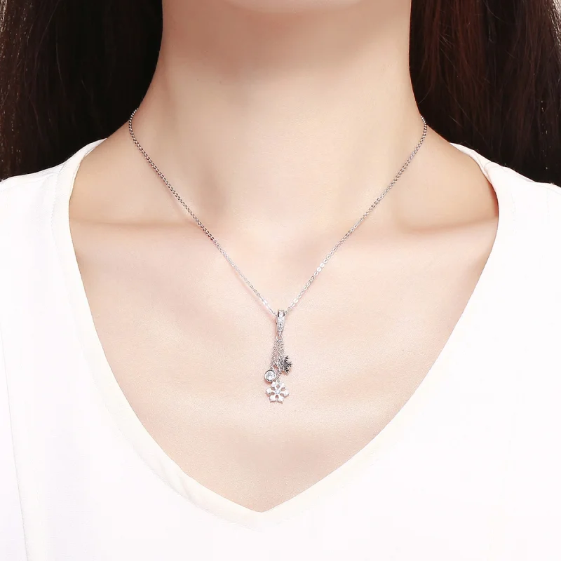 (afbeelding voor) Pandora Style Sneeuwvlok Hangende Bedel - SCC1020 - Bekijken 6