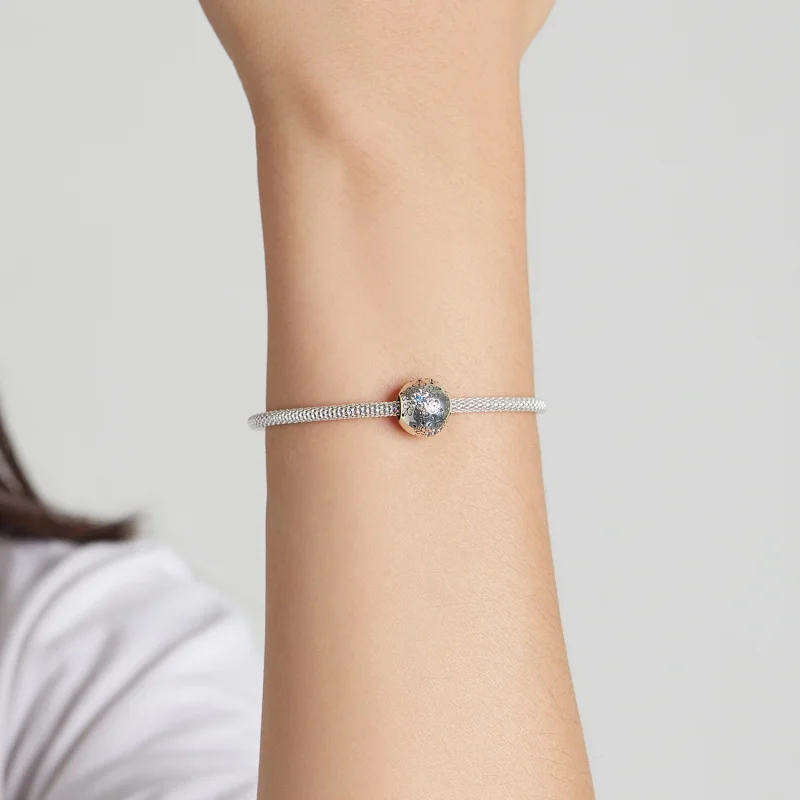 (afbeelding voor) Pandora Style Sneeuwvlokken Bedel - BSC513 - Bekijken 5