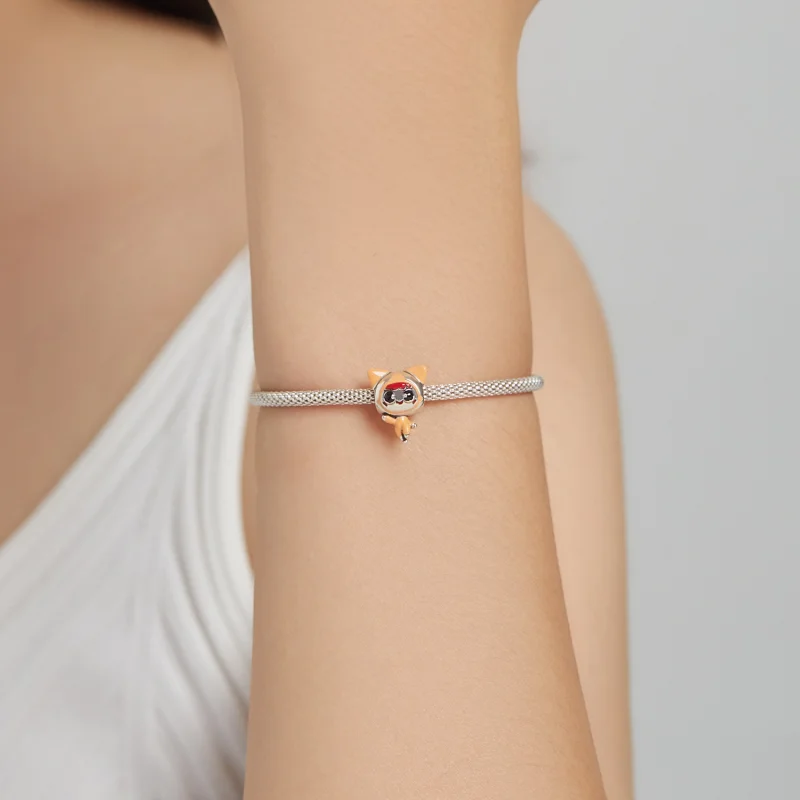 (afbeelding voor) Pandora Style Space Cat Pop Bedel - SCC1941 - Bekijken 5