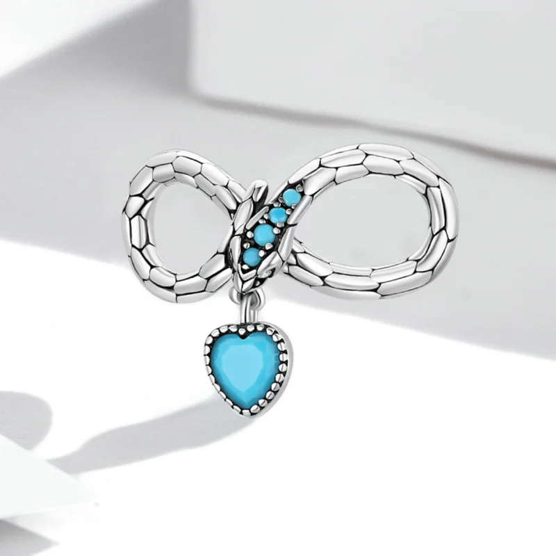 (afbeelding voor) Pandora Style Spirit Snake Oneindige Liefde Bedel - SCC2004 - Bekijken 2