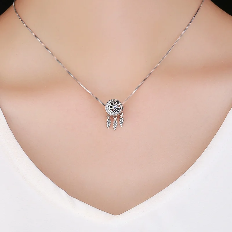 (afbeelding voor) Pandora Style Spirituele dromenvanger Bedel - SCC718 - Bekijken 5