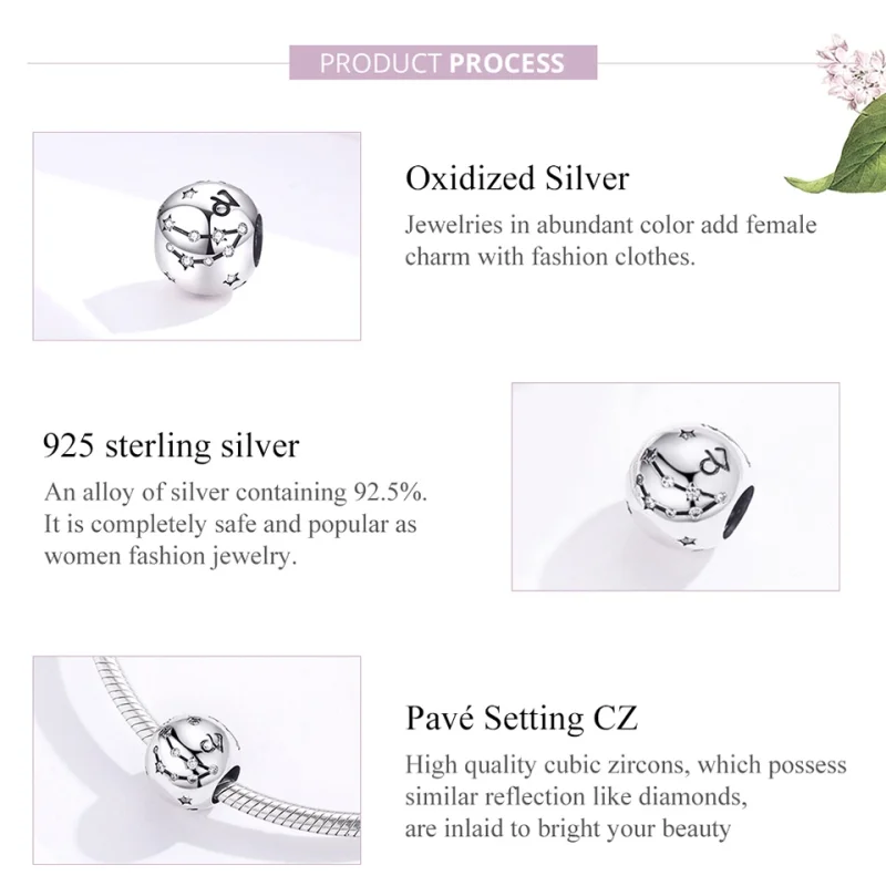 (afbeelding voor) Pandora Style Steenbok Bedel - SCC1218-10 - Bekijken 7