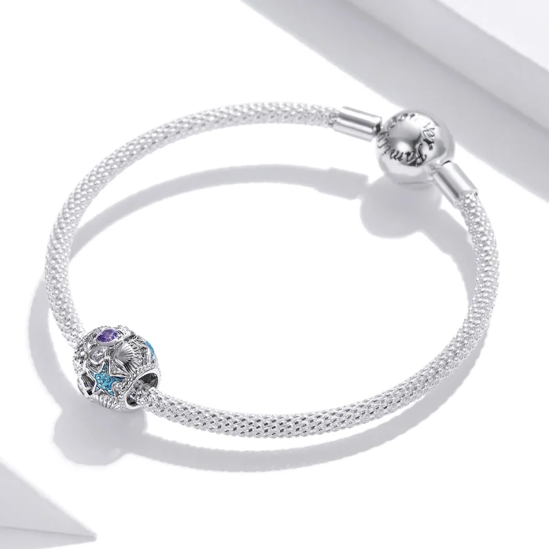 (afbeelding voor) Pandora Style Sterren en schelp Bedel - SCC1805 - Bekijken 3