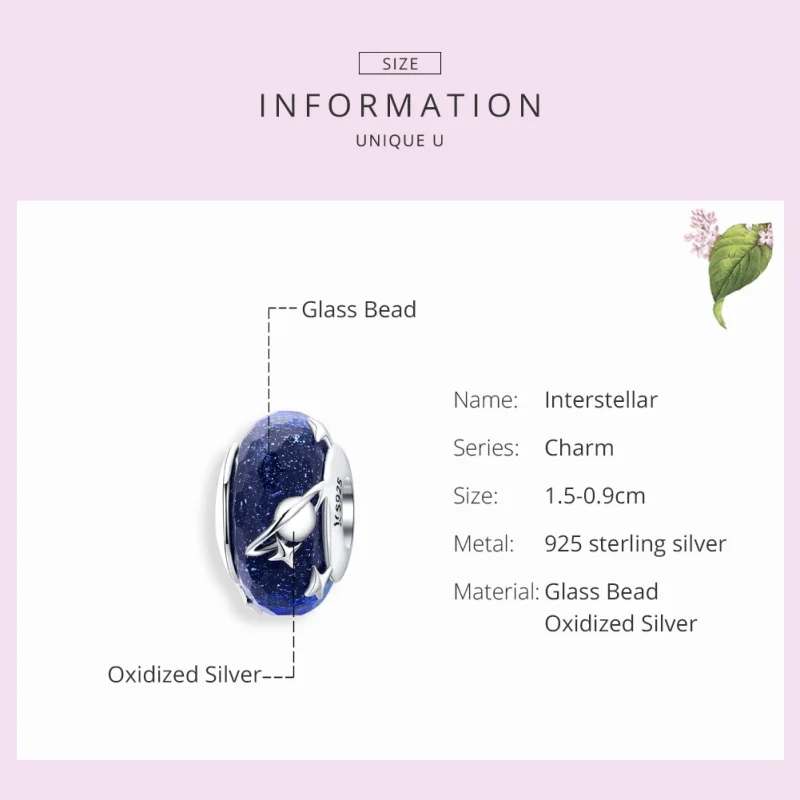 (afbeelding voor) Pandora Style Sterrenhemel Bedel - SCC1284 - Bekijken 2