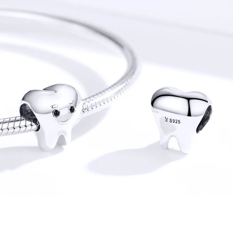 (afbeelding voor) Pandora Style Tand Bedel - SCC1401 - Bekijken 4