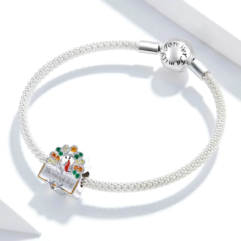 (afbeelding voor) Pandora Style Thanksgiving Turkije Bedel - BSC339 - Bekijken 3