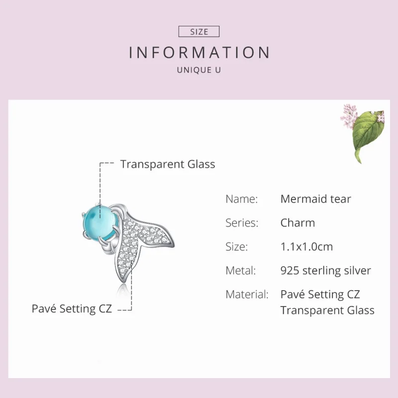 (afbeelding voor) Pandora Style Tranen van zeemeermin Bedel - SCC1226 - Bekijken 2