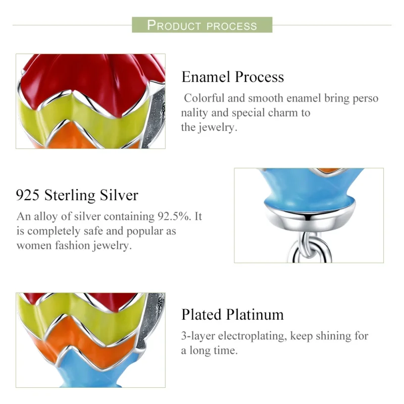 (afbeelding voor) Pandora Style Turkse heteluchtballonnen Bedel - SCC867 - Bekijken 7