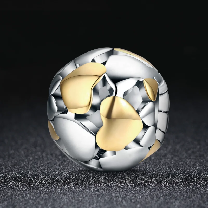 (afbeelding voor) Pandora Style Two-tone Mijn hart is helder Bedel - SCC537 - Bekijken 2