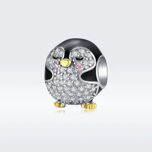 (afbeelding voor) Pandora Style Two-tone pinguïn Bedel - BSC126