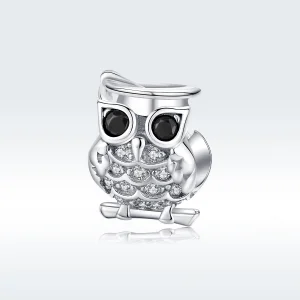 (afbeelding voor) Pandora Style Uil Bedel - BSC124
