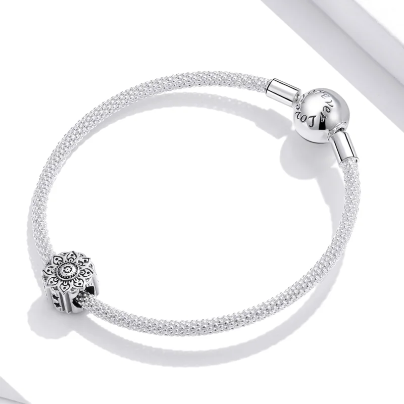 (afbeelding voor) Pandora Style Uitstekende Lotus Bedel - SCC1823 - Bekijken 3