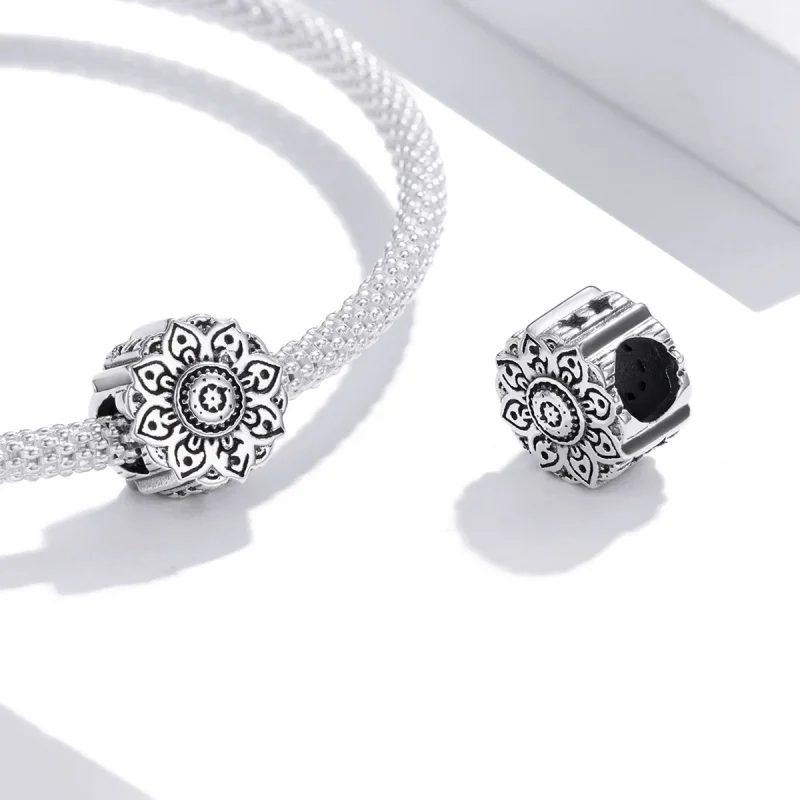 (afbeelding voor) Pandora Style Uitstekende Lotus Bedel - SCC1823 - Bekijken 4