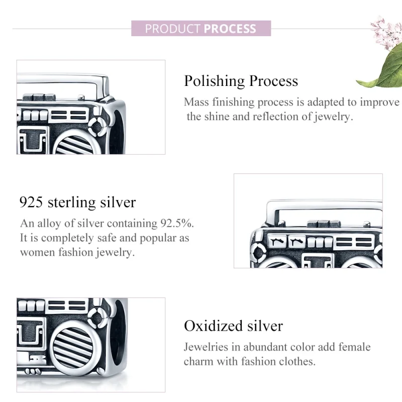 (afbeelding voor) Pandora Style Uitstekende Radio Bedel - SCC1873 - Bekijken 7