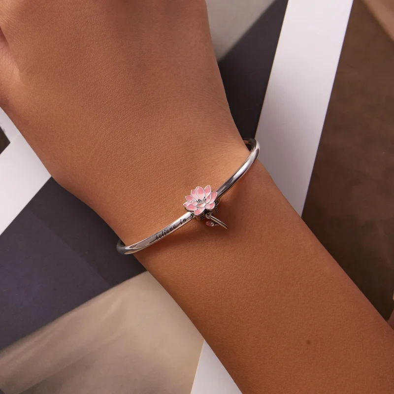 (afbeelding voor) Pandora Style Verse Lotus Bedel - SCC2157 - Bekijken 5