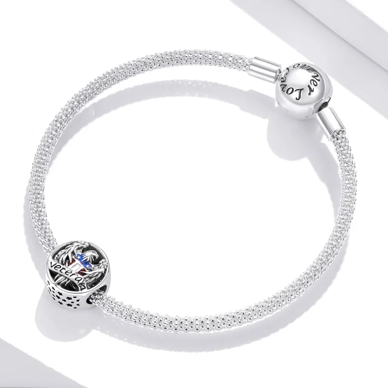 (afbeelding voor) Pandora Style Veteraan Bedel - SCC1885 - Bekijken 3