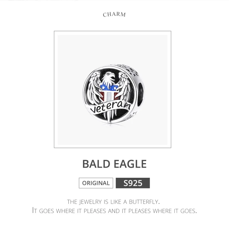 (afbeelding voor) Pandora Style Veteraan Bedel - SCC1885 - Bekijken 6