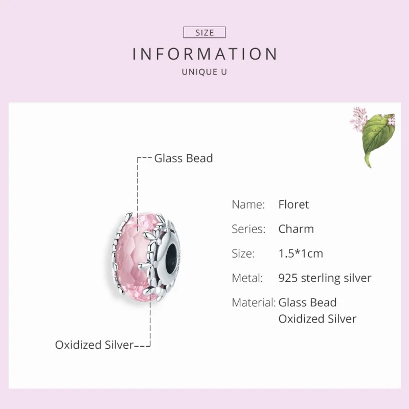 (afbeelding voor) Pandora Style Vink Veer Bedel - SCC1282 - Bekijken 2