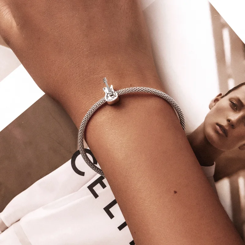 (afbeelding voor) Pandora Style Vintage basgitaar Bedel - SCC2076 - Bekijken 5