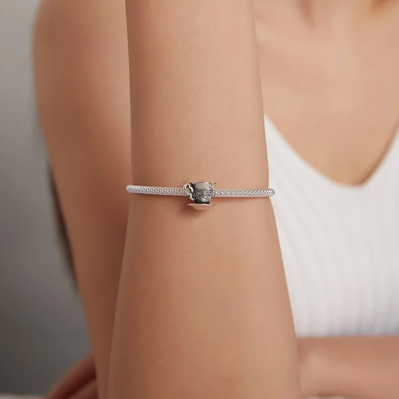 (afbeelding voor) Pandora Style Vintage Theekopje Bedel - SCC1899 - Bekijken 5