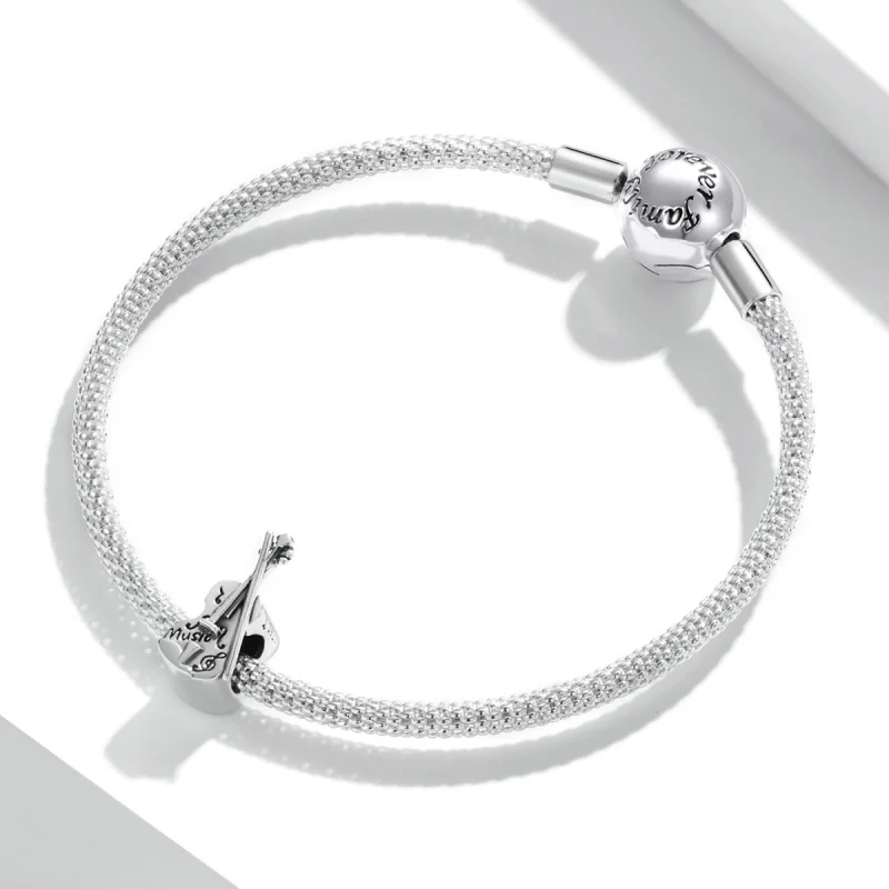(afbeelding voor) Pandora Style Vintage Viool Bedel - SCC2077 - Bekijken 3