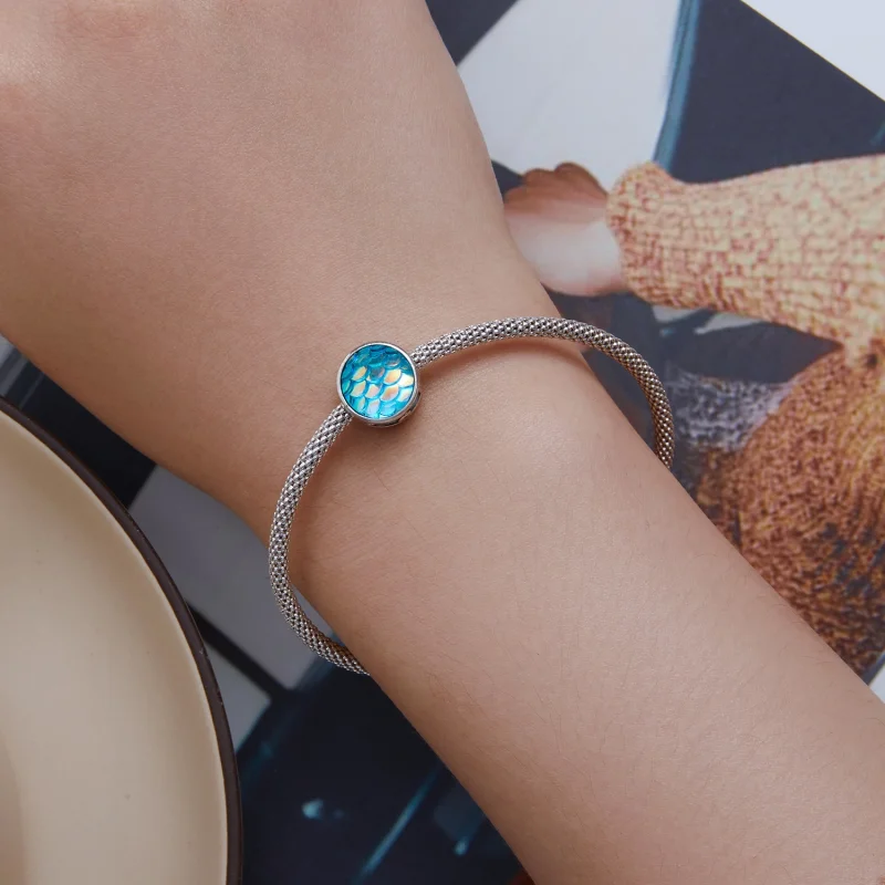 (afbeelding voor) Pandora Style Visschubben Bedel - SCC2412 - Bekijken 6