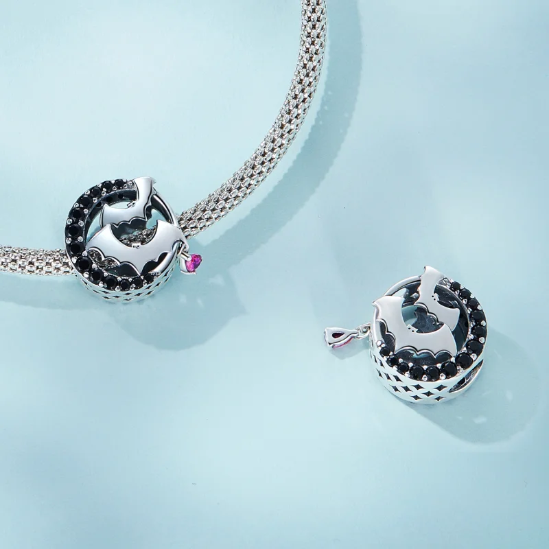 (afbeelding voor) Pandora Style Vleermuis Bedel - SCC2392 - Bekijken 4