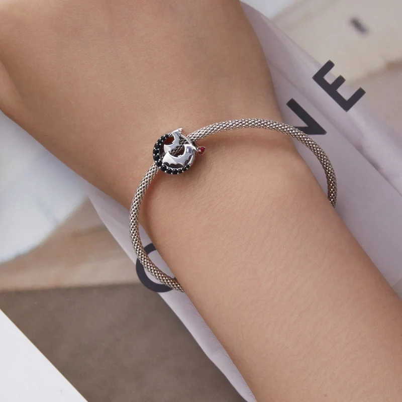 (afbeelding voor) Pandora Style Vleermuis Bedel - SCC2392 - Bekijken 5