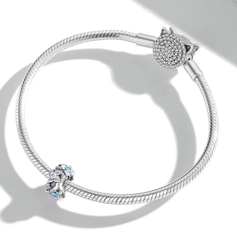 (afbeelding voor) Pandora Style Vlinder Liefde Bloem Bedel - SCC2063 - Bekijken 3