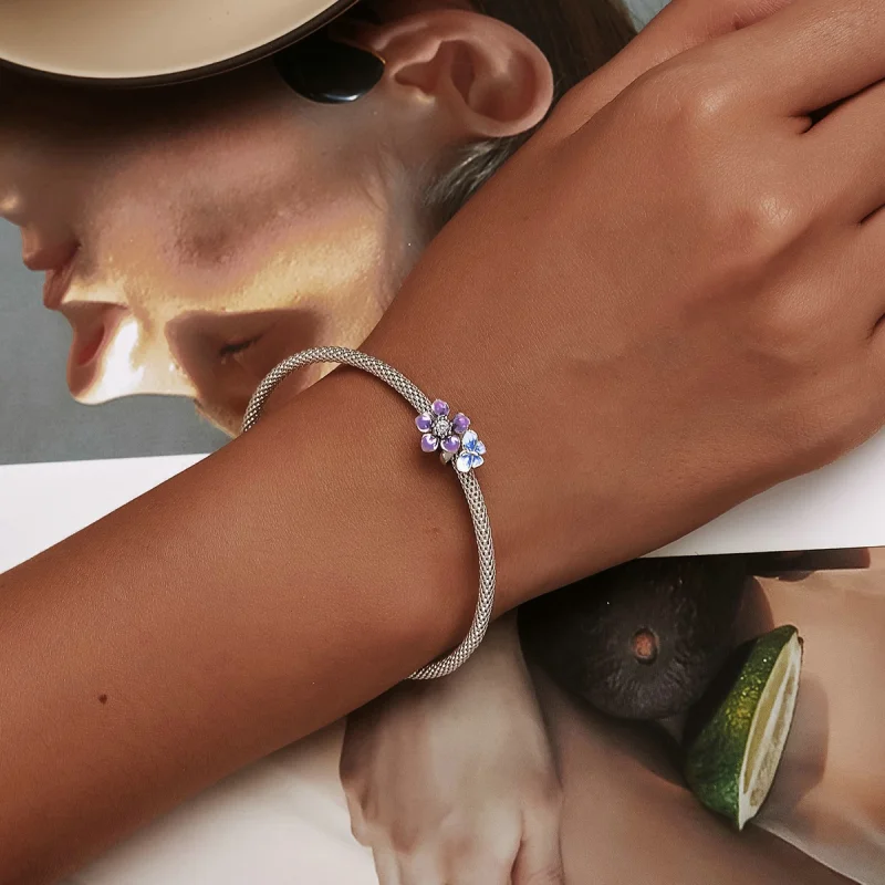 (afbeelding voor) Pandora Style Vlinderbloem Bedel - SCC2094 - Bekijken 6