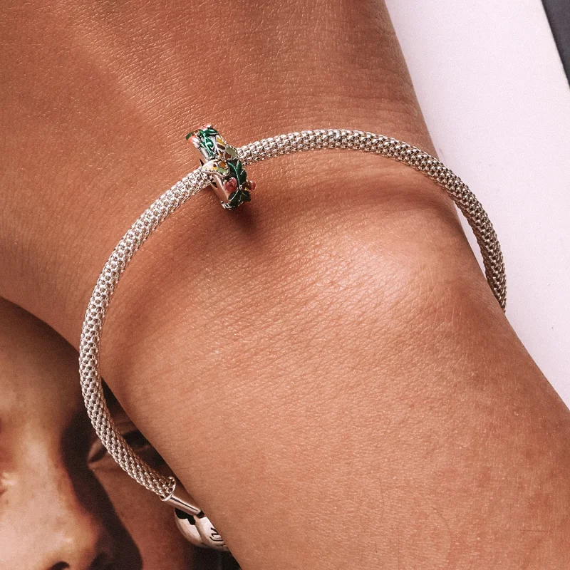 (afbeelding voor) Pandora Style Vlinderbloem Spacer Bedel - SCC2251 - Bekijken 6