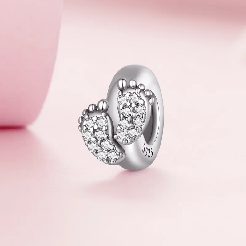 (afbeelding voor) Pandora Style Voeten Spacer Bedel - BSC688 - Bekijken 2