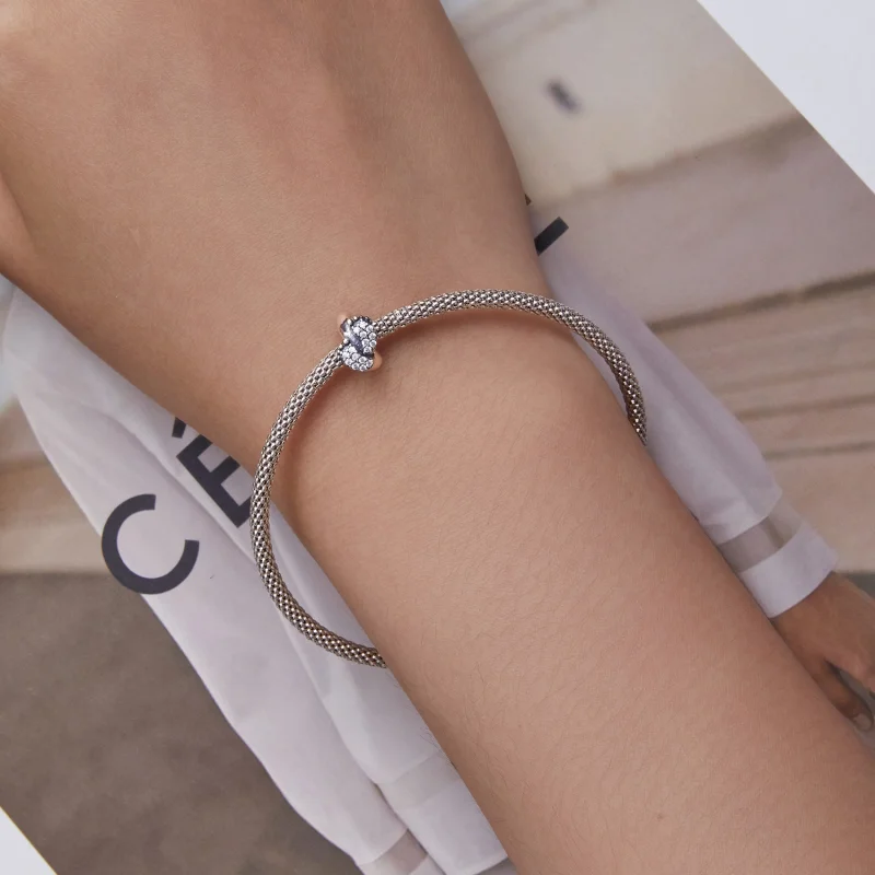 (afbeelding voor) Pandora Style Voeten Spacer Bedel - BSC688 - Bekijken 6