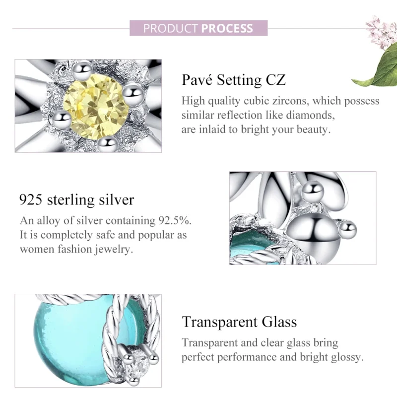 (afbeelding voor) Pandora Style Vuurvliegjes en Daisy Bedel - SCC1369 - Bekijken 7