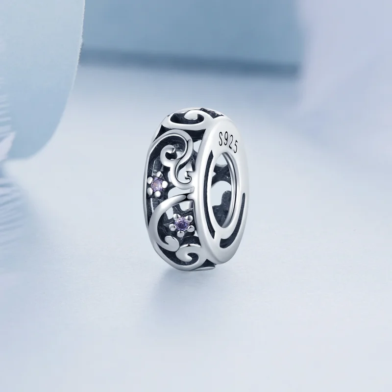 (afbeelding voor) Pandora Style Wimpel Spacer Bedel - BSC639 - Bekijken 2