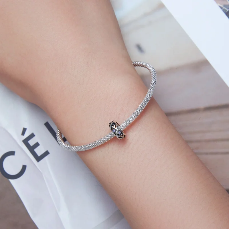 (afbeelding voor) Pandora Style Wimpel Spacer Bedel - BSC639 - Bekijken 5