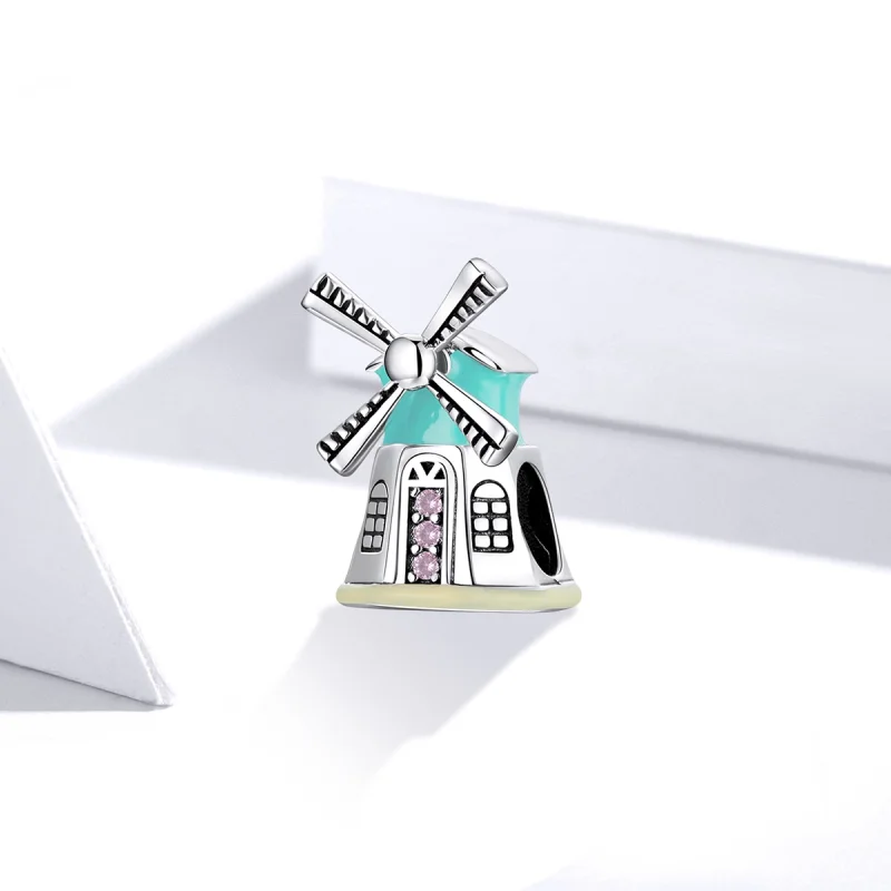 (afbeelding voor) Pandora Style Windmolen Bedel - SCC1739 - Bekijken 2